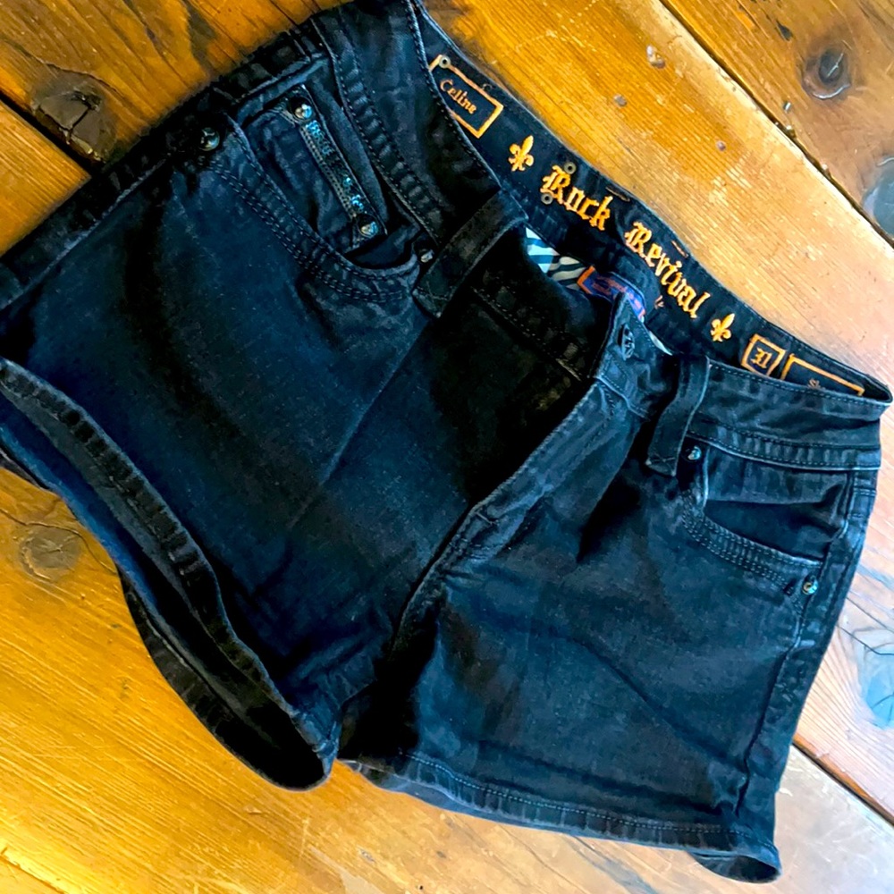 Rock revival Jean shorts